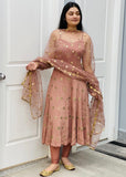 Designer Anarkali with pajami Suit