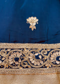 Navy blue unstitched Suit