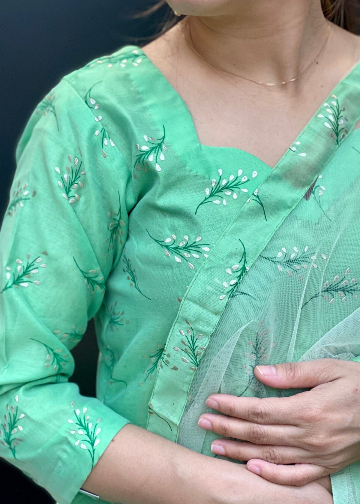 Green Trouser Suit