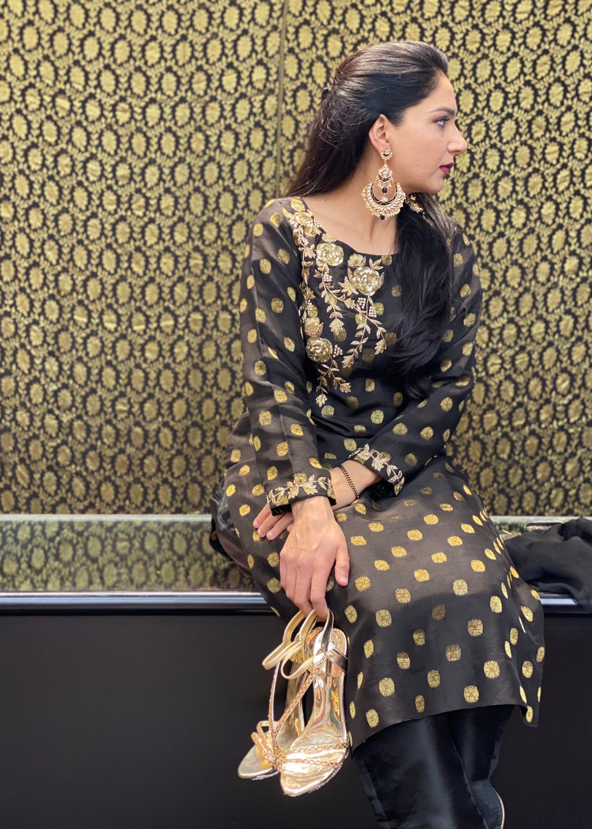 Black Trouser Suit