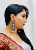 Black and Silver Earings