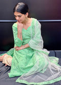 Green Trouser Suit
