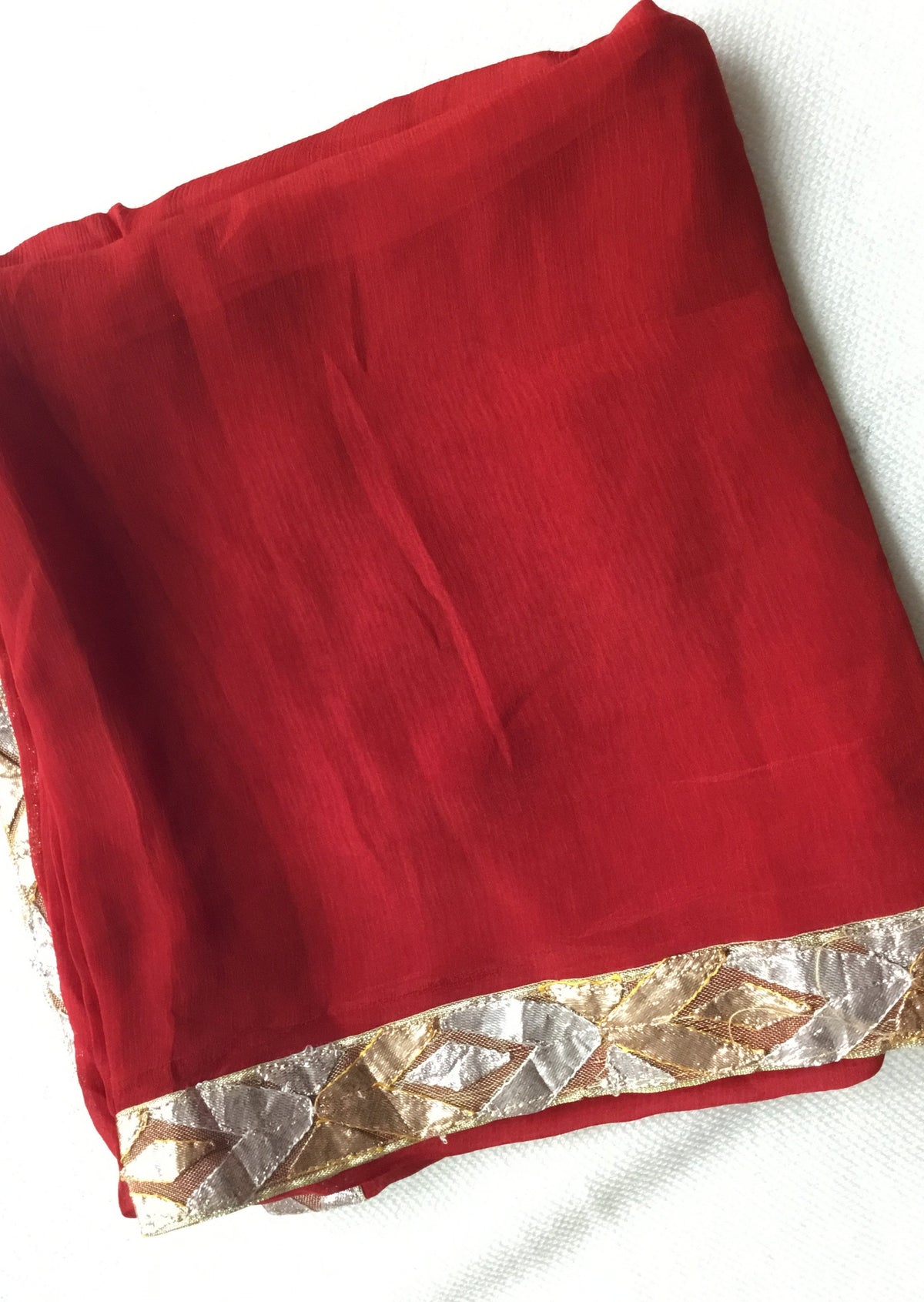 Red Unstitched Suit