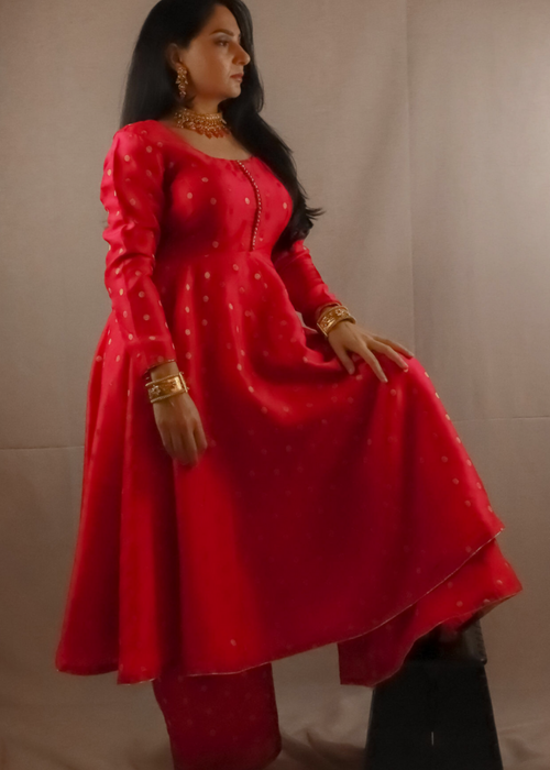 Anarkali Suit with Plazzo